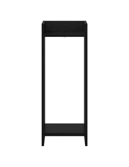 Supporto per piante 2 pcs Rovere Nero 30 x 30 x 80 cm
