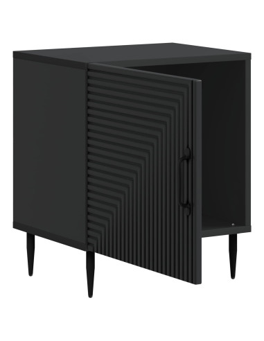 Armadio da Notte 2 pcs Nero 43 x 34,5 x 50 cm