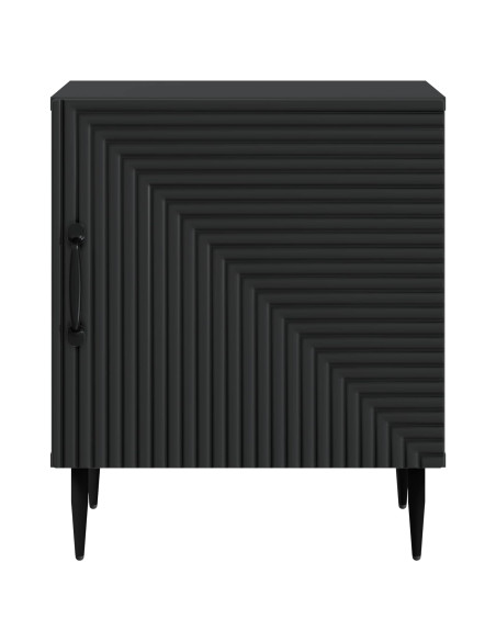 Armadio da Notte 2 pcs Nero 43 x 34,5 x 50 cm