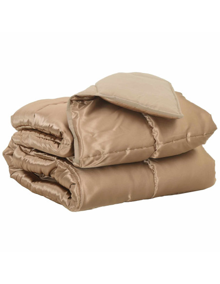 Piumone Completo Annuale Oro 220 x 200 cm Satin e Micropile
