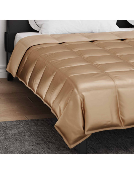 Piumone Completo Annuale Oro 220 x 200 cm Satin e Micropile