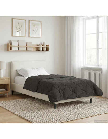 Piumone Completo Annuale Trapuntato Antracite 135 x 200 cm