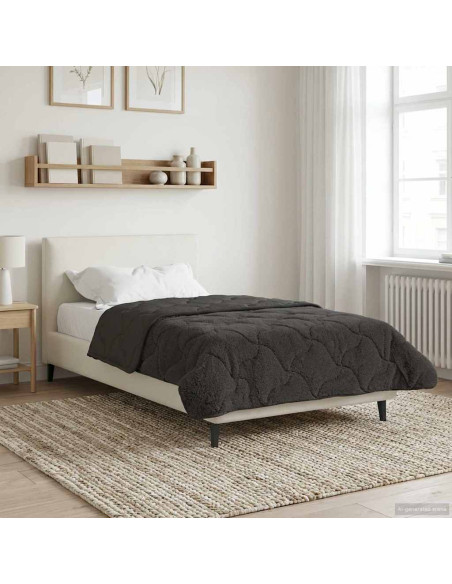 Piumone Completo Annuale Trapuntato Antracite 140 x 220 cm