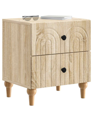 Armadio da Notte 2 pcs Rovere Sonoma 43 x 34,5 x 48 cm