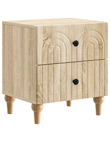 Armadio da Notte 2 pcs Rovere Sonoma 43 x 34,5 x 48 cm
