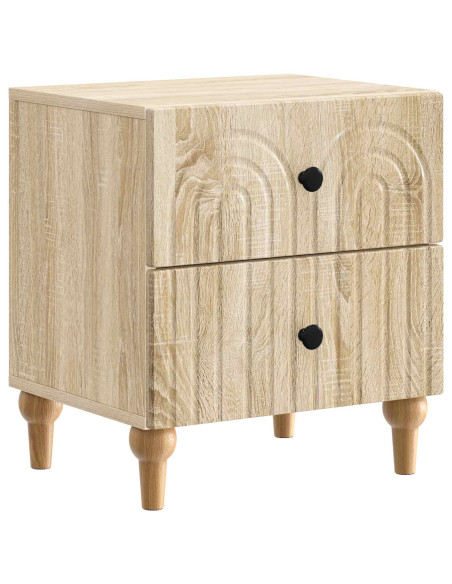 Armadio da Notte 2 pcs Rovere Sonoma 43 x 34,5 x 48 cm