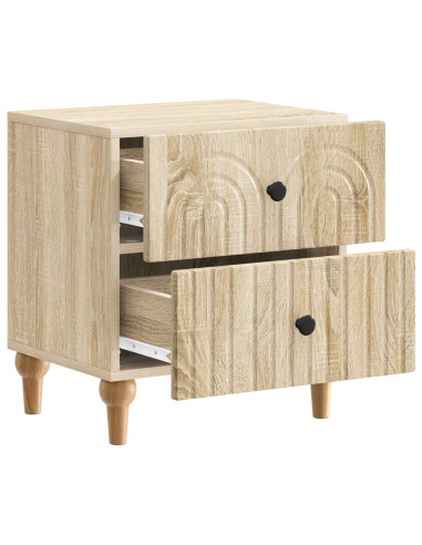 Armadio da Notte 2 pcs Rovere Sonoma 43 x 34,5 x 48 cm