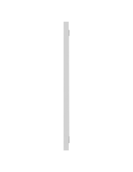 Specchio da Bagno Bianco 90x1,5x37 cm in Legno Multistrato