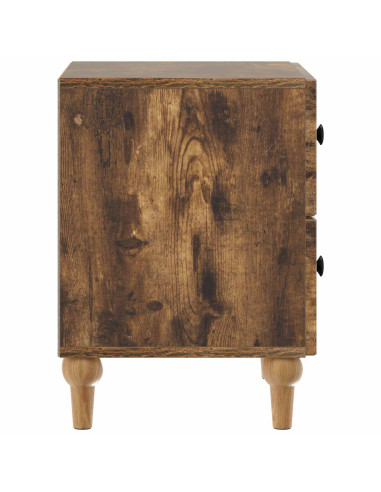 Armadio da Notte con cassetto Rovere Fumo 43 x 34,5 x 48 cm