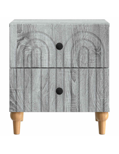 Armadio da Notte con cassetto Grigio Sonoma 43 x 34,5 x 48 cm