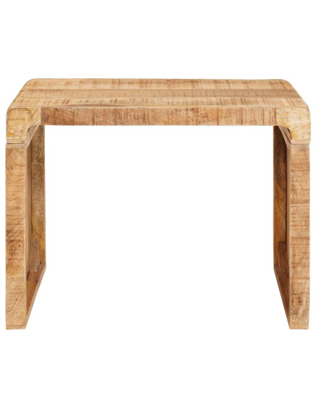 Tavolino Marrone 60 x 35 x 46 cm Legno di mango massello