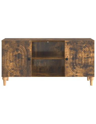 Mobile TV Rovere Fumo 102 x 34,5 x 50 cm Legno ingegnerizzato