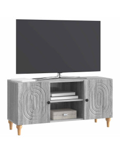 Mobile TV Grigio Sonoma 102 x 34,5 x 50 cm Legno ingegnerizzato 2