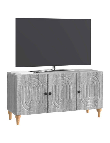 Mobile TV Grigio Sonoma 99 x 34,5 x 50 cm Legno ingegnerizzato