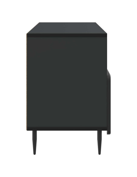 Mobile TV Nero 102 x 34,5 x 50 cm Legno ingegnerizzato