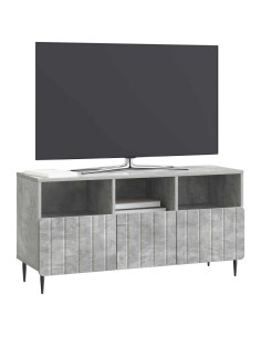 Mobile TV con cassetto Grigio Cemento 102 x 34,5 x 50 cm 2