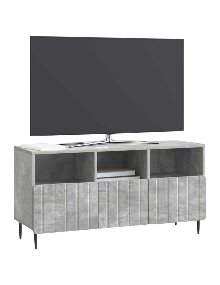 Mobile TV con cassetto Grigio Cemento 102 x 34,5 x 50 cm