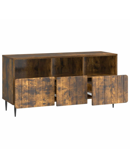 Mobile TV Rovere Fumo 102 x 34,5 x 50 cm Legno ingegnerizzato
