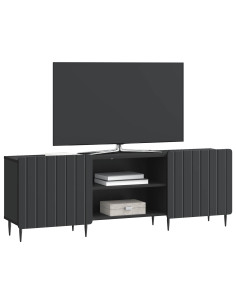 Mobile TV Nero 150 x 31 x 52 cm Legno ingegnerizzato 2