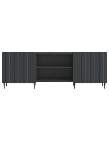 Mobile TV Nero 150 x 31 x 52 cm Legno ingegnerizzato