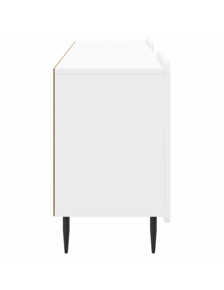 Mobile TV Bianco Lucido 150 x 31 x 52 cm Legno ingegnerizzato