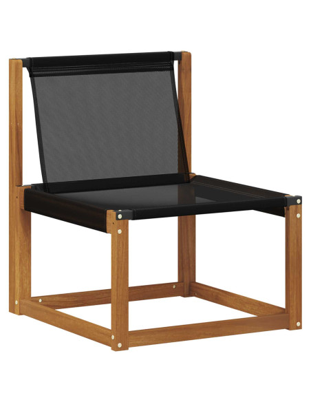 Set di divani da esterno con cuscino 5 pcs Naturale e Crema