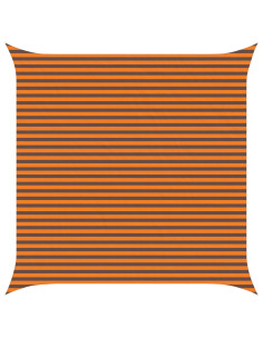 Telo Ombra da Esterno Arancione e Marrone 4,5 x 4,5 m 2