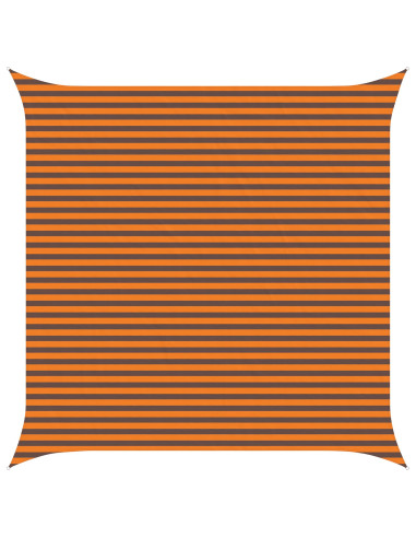 Telo Ombra da Esterno Arancione e Marrone 4,5 x 4,5 m