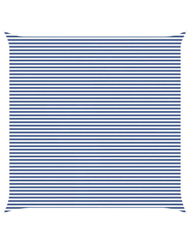 Telo Ombra da Esterno Blu e Bianco 7 x 7 m