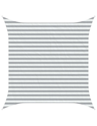 Telo Ombra da Esterno Grigio chiaro e bianco 3 x 3 m