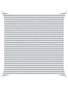 Telo Ombra da Esterno Grigio chiaro e bianco 4,5 x 4,5 m 2