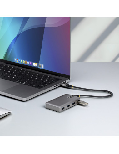 StarTech.com 5G4AC-USB-C-HUB hub di interfaccia USB 3.2 Gen 1 (3.1 Gen 1) Type-C 5000 Mbit/s Grigio