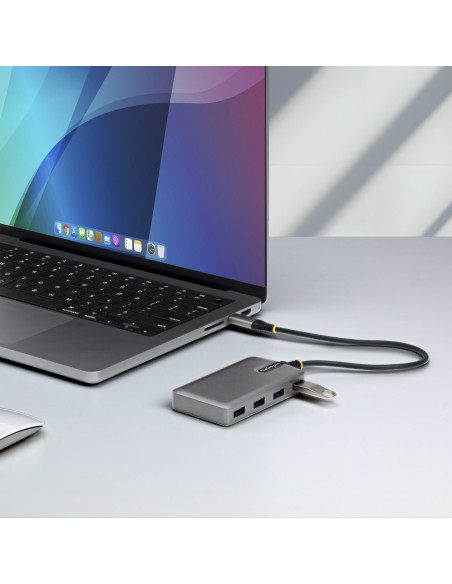StarTech.com 5G4AC-USB-C-HUB hub di interfaccia USB 3.2 Gen 1 (3.1 Gen 1) Type-C 5000 Mbit/s Grigio
