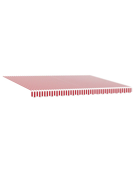 Tettuccio Elettrico Retrattile Rosso e Bianco 450 × 300 cm