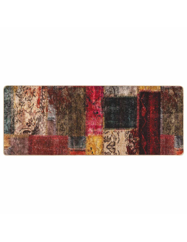 Runner Tappeto MARSA Multicolore 200 x 80 cm Poliestere e PVC