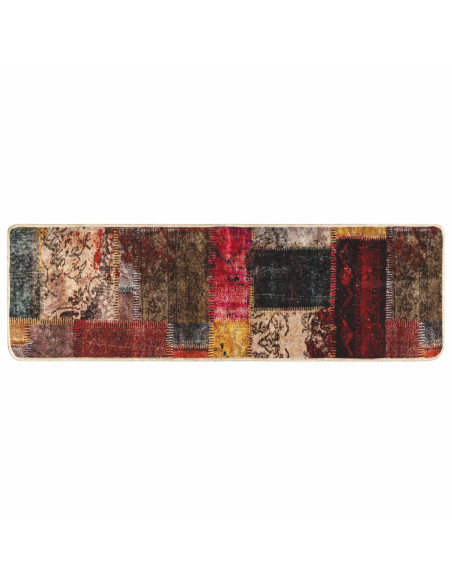 Runner Tappeto MARSA Multicolore 250 x 80 cm Poliestere e PVC