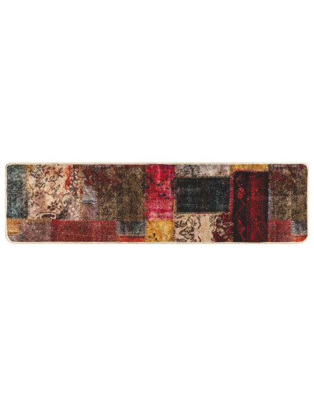 Runner Tappeto MARSA Multicolore 350 x 80 cm Poliestere e PVC