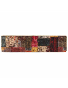 Runner Tappeto MARSA Multicolore 400 x 80 cm Poliestere e PVC 2