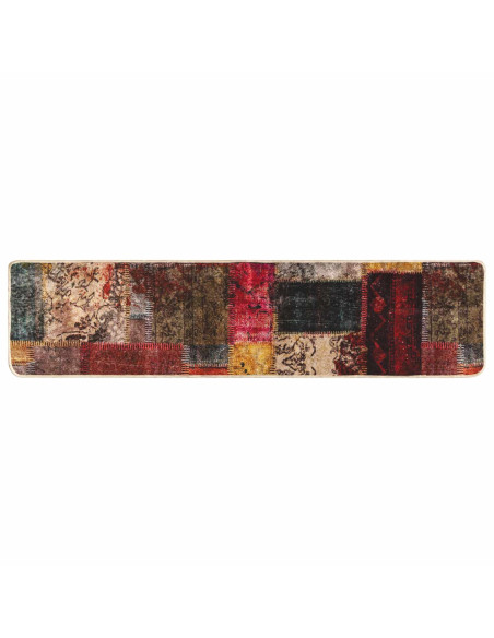 Runner Tappeto MARSA Multicolore 450 x 80 cm Poliestere e PVC