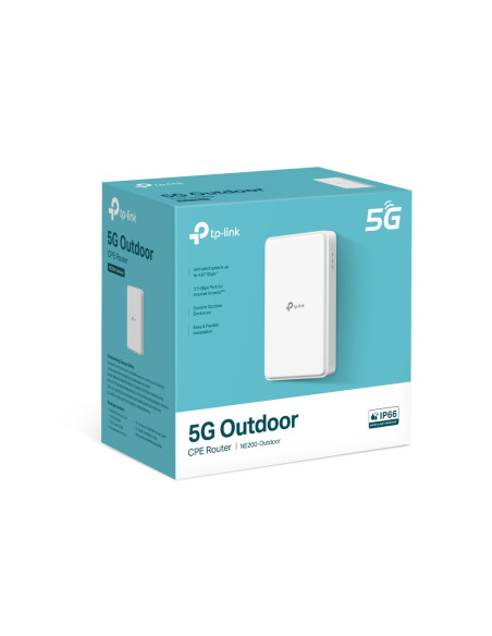 TP-Link 5G Outdoor Router Build-In 5G Modem 5G router wireless 2.5 Gigabit Ethernet Bianco