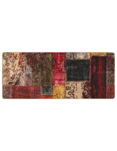 Runner Tappeto MARSA Multicolore 200 x 100 cm Poliestere e PVC