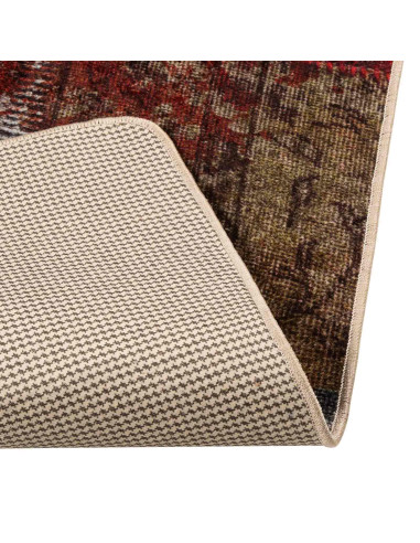 Runner Tappeto MARSA Multicolore 400 x 100 cm Poliestere e PVC