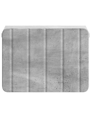 Mobiletto da notte a muro Grigio Cemento 33 x 34,5 x 24 cm
