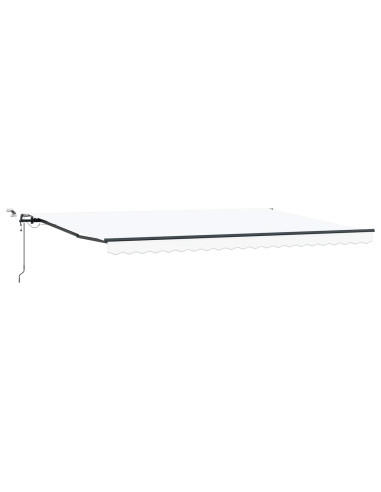 Tessuto per Tenda con Bianco 500 × 350 cm Poliestere