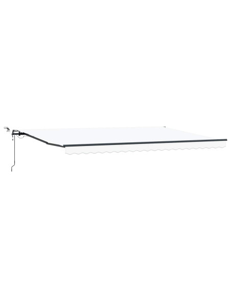 Tessuto per Tenda con Bianco 500 × 350 cm Poliestere