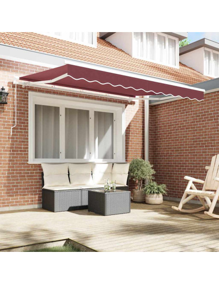 Telo di ricambio per tenda da sole Borgogna 235 x 195 cm