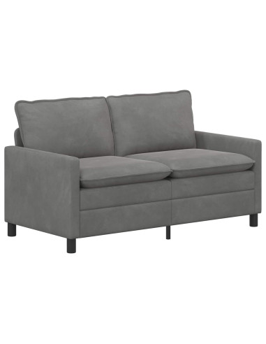 Set di divani 2 pcs Grigio Scuro Velluto