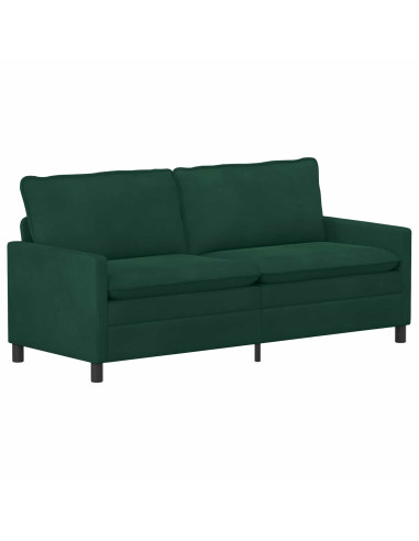 Set di divani 2 pcs Verde Scuro Velluto