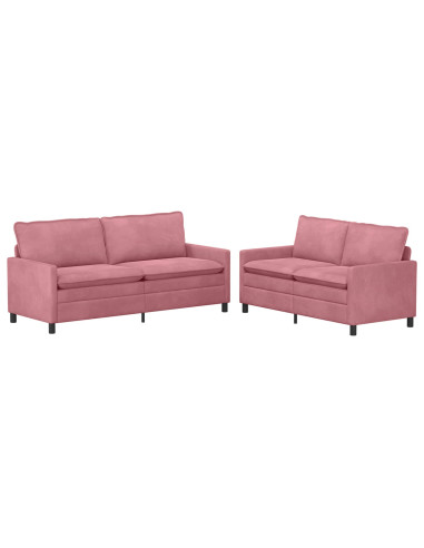 Set di divani 2 pcs Rosa Velluto