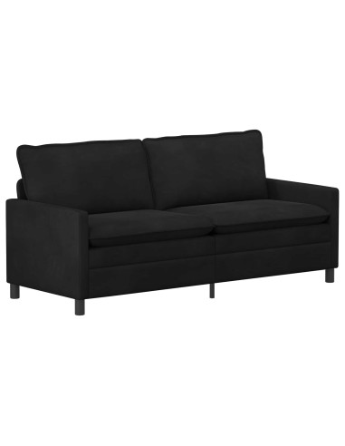 Set di divani 2 pcs Nero Velluto